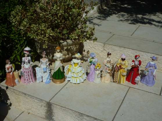 Annonce occasion, vente ou achat '8 figurines en porcelaine Miss Albee'