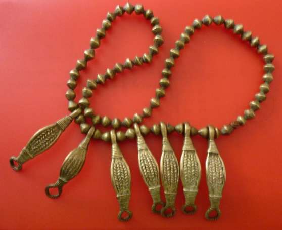 Annonce occasion, vente ou achat 'Collier africain bronze'