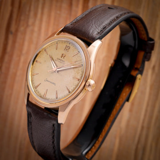 MONTRE OMEGA SEAMASTER OR ROSE 1956