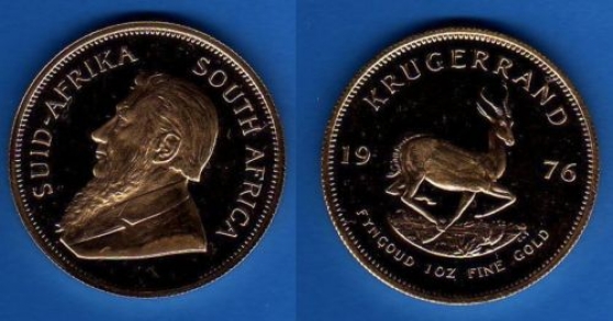 Annonce occasion, vente ou achat 'KRUGERRAND 1976 1 ONCE OR 24 CTS'