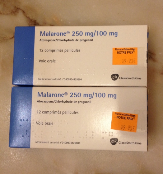 Annonce occasion, vente ou achat 'Vends 2 botes de Malarone neuves'