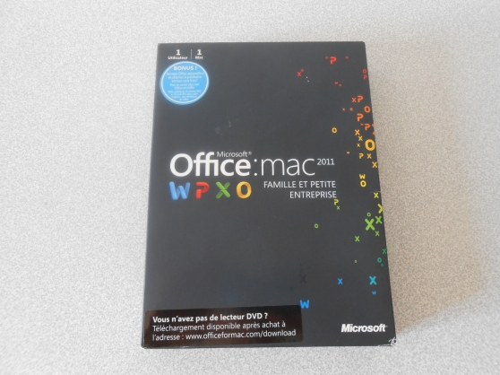 Annonce occasion, vente ou achat 'office mac 2011'
