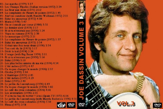 Annonce occasion, vente ou achat 'Joe Dassin DVD Archives (Volume 3)'