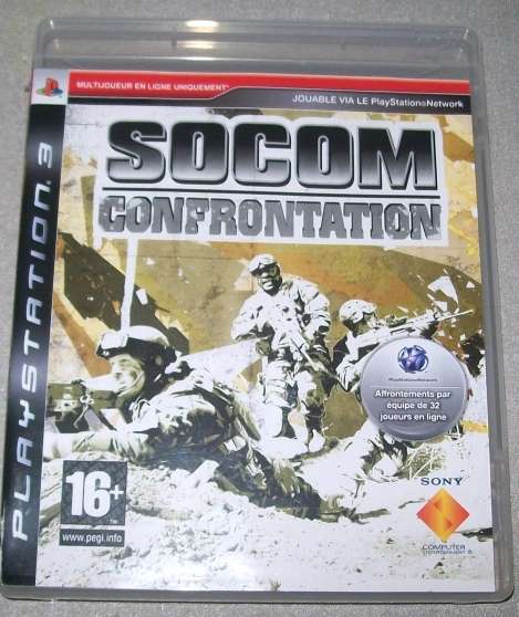 Annonce occasion, vente ou achat 'SOCOM CONFRONTATION JEU PS3 EN LIGNE'