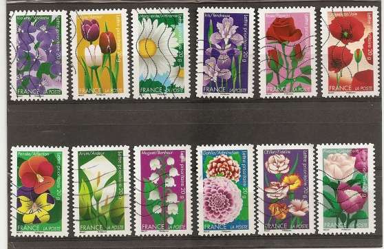 Annonce occasion, vente ou achat 'timbres fleurs'