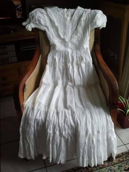 robe de mariée 100% coton