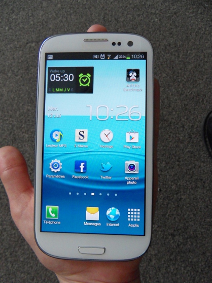 Annonce occasion, vente ou achat 'Samsung GALAXY S III (S3) GT-i9300 blanc'