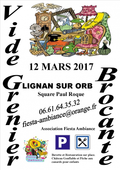 5ème Vide Grenier à LIGNAN SUR ORB 34490