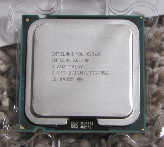Annonce occasion, vente ou achat 'Intel Xeon X3360 2.83 GHz 12M 1333MHz'