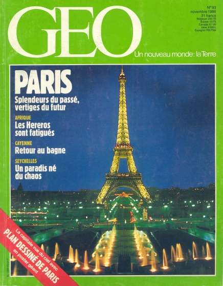 Annonce occasion, vente ou achat 'Lot 3 GEO : Paris et Versailles - Nos 93'