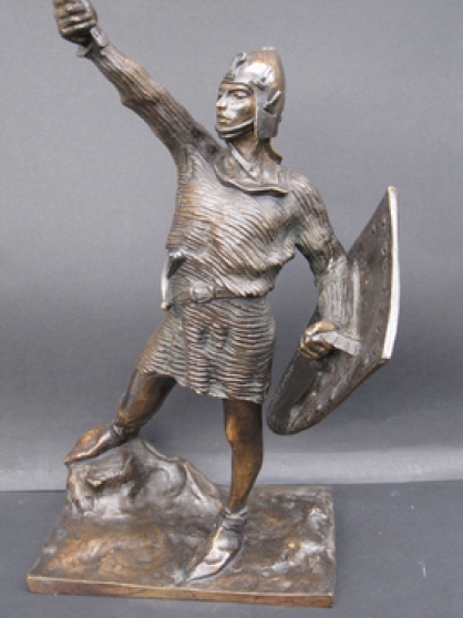 Annonce occasion, vente ou achat 'chevalier bronze.statue .Guissano'