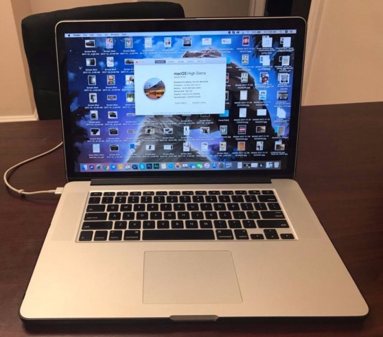 Annonce occasion, vente ou achat 'Apple MacBook Pro 15, 256 Go'