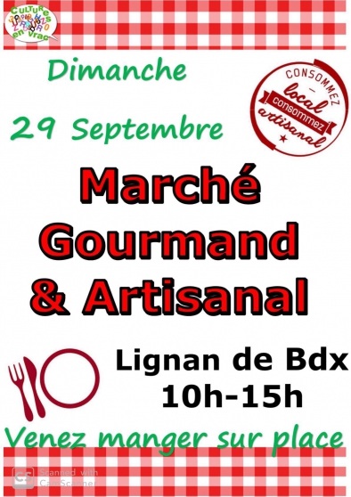Annonce occasion, vente ou achat 'March gourmand et artisanal 29/09/19'