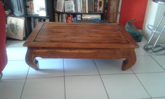 Table basse en bois de teck