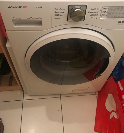 machine à laver DAEWOO/Lavage 9kg