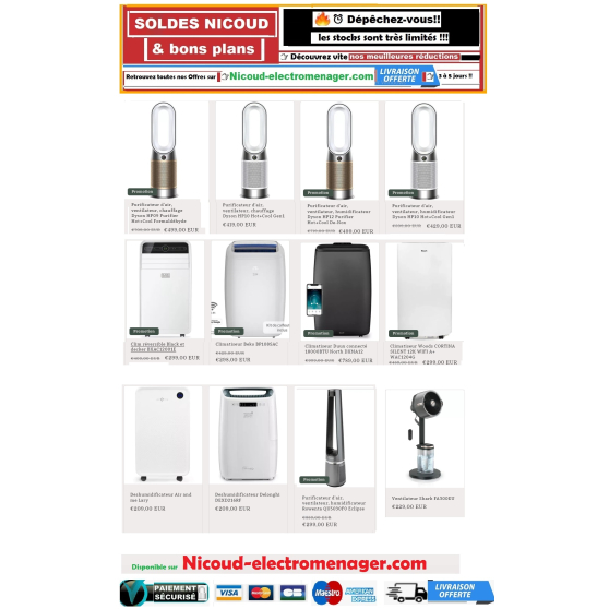 Purificateur d\'air, ventilateur,