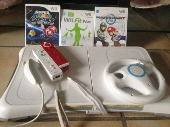 Annonce occasion, vente ou achat 'Wii + Balance Board + Volant'