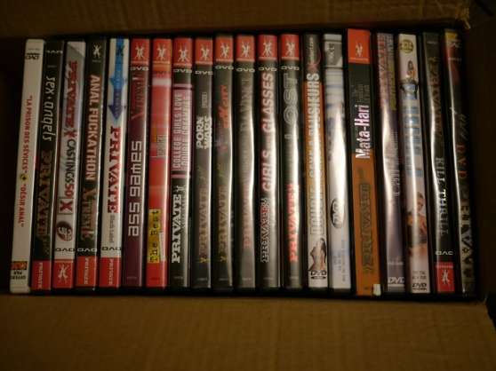 Annonce occasion, vente ou achat 'Vends 20 DVD film x porno pour adulte'
