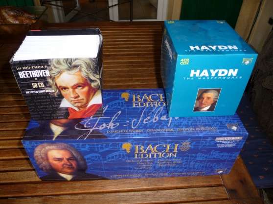 Annonce occasion, vente ou achat 'Collection CD Bach,Bethoven,Haydn ...'