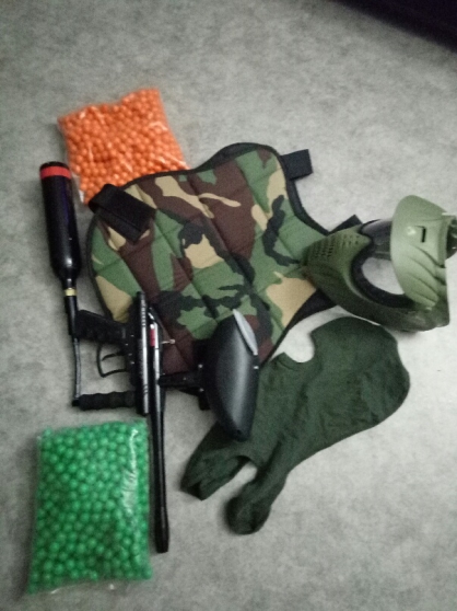 Annonce occasion, vente ou achat 'Kit paintball complet'