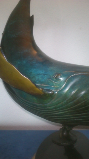 Annonce occasion, vente ou achat 'Bronze baleine de Richard Stiers'