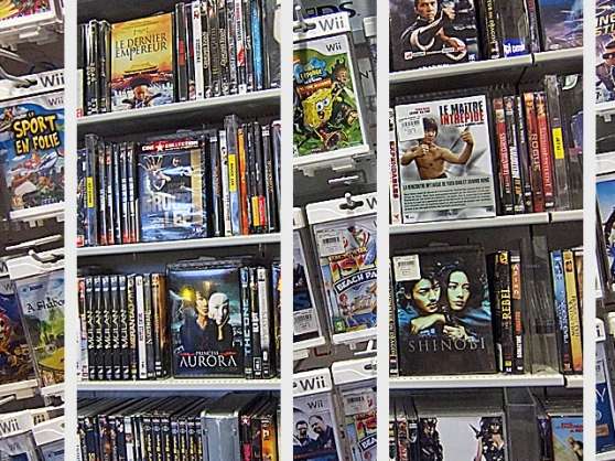 Annonce occasion, vente ou achat 'palettes DVD, CD et jeux vido'