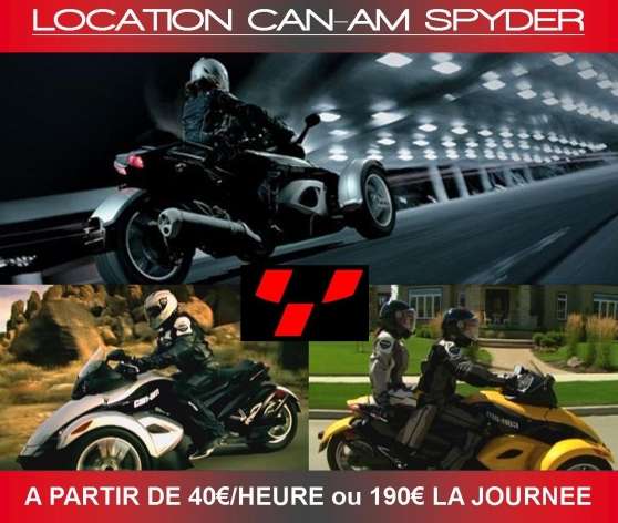 Annonce occasion, vente ou achat 'Location Can Am Spyder'
