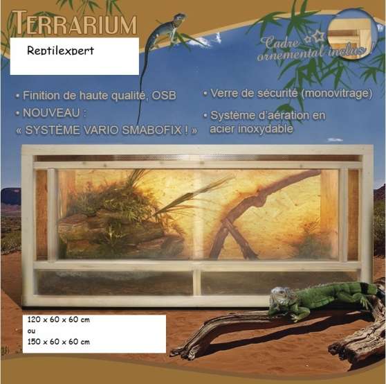 Annonce occasion, vente ou achat 'Terrarium Reptiles'
