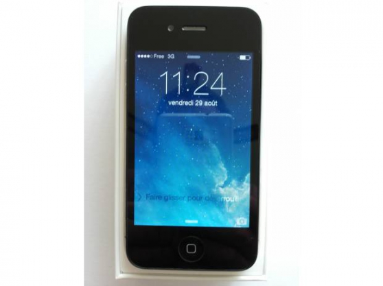 Iphone 4 (8GO) noir IOS 7.1.2