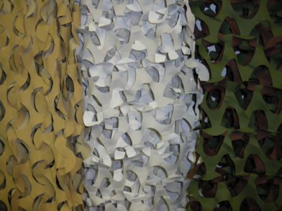 Filet camouflage rideau bicolore surplus