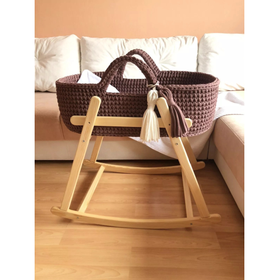 Berceau Moïse fait main crochet support