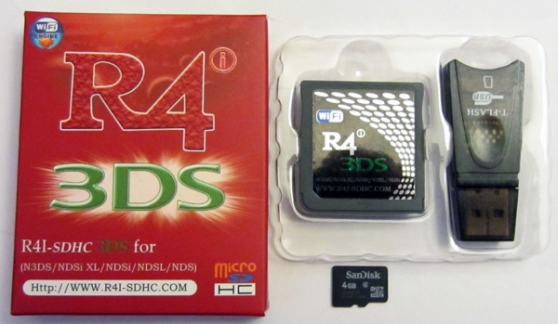 Annonce occasion, vente ou achat 'R4i SDHC + micro-sd 4Go (NDS  3DS)'