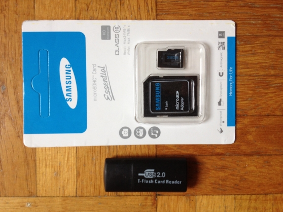 Annonce occasion, vente ou achat 'Carte microSD Samsung 32Go Neuve'