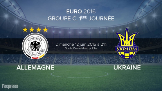 EURO 2016 4 TICKETS ALLEMAGNE-UKRAINE