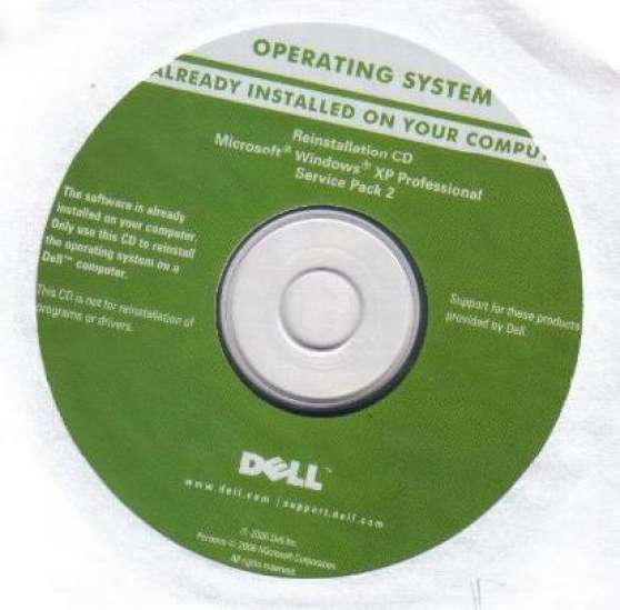 Annonce occasion, vente ou achat 'cd installation windows xp SP2 + cl'