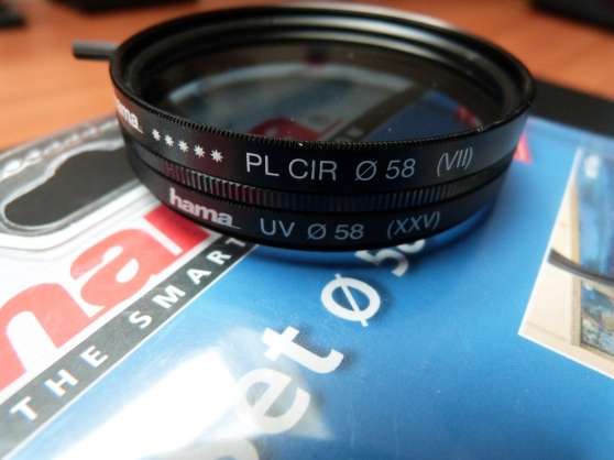Annonce occasion, vente ou achat 'Set filtres Uv/Polarisant diamtre 58mm'