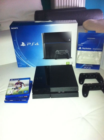 Annonce occasion, vente ou achat 'PlayStation 4 PS4, 2 dualshock et 3 Jeux'