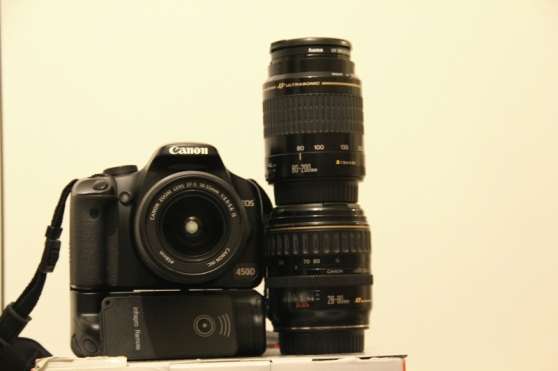 Annonce occasion, vente ou achat 'Canon 450D + Accessoires'