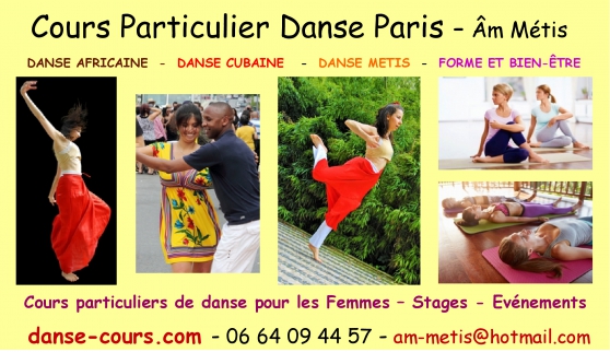 Annonce occasion, vente ou achat 'COURS PARTICULIER DE DANSE A PARIS'
