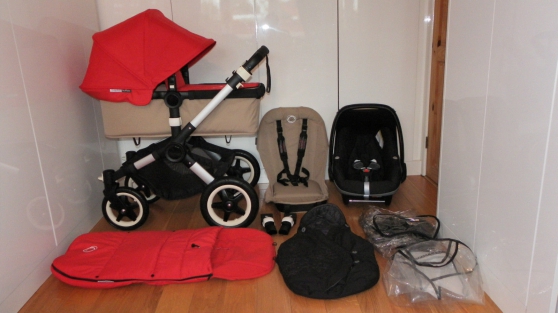 Annonce occasion, vente ou achat 'Rouge&Sable Bugaboo Buffalo +maxicosy'