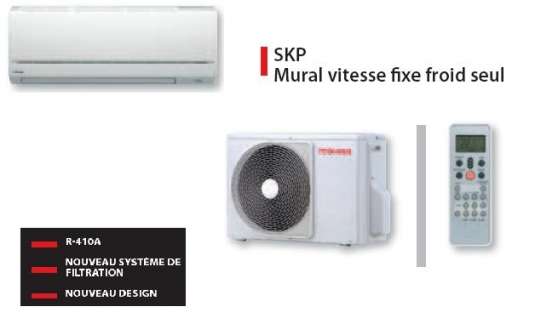 Annonce occasion, vente ou achat 'BOSPHORES Climatisation Toshiba SKP'
