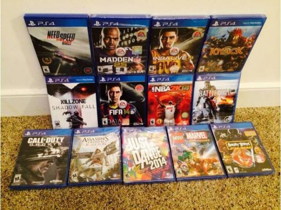 Annonce occasion, vente ou achat 'PS4 Neuf scell Accessoires 13 Jeux neuf'