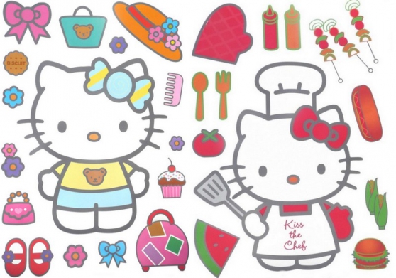 Annonce occasion, vente ou achat 'Stickers Hello Kitty neufs (duo)'