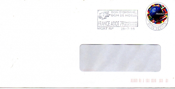 Annonce occasion, vente ou achat 'Enveloppe pr-timbre 1998'
