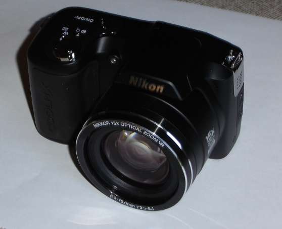 Annonce occasion, vente ou achat 'Vends appareil photo Nikon L100+accessoi'