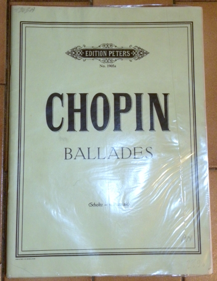 Annonce occasion, vente ou achat 'Ballades de CHOPIN'