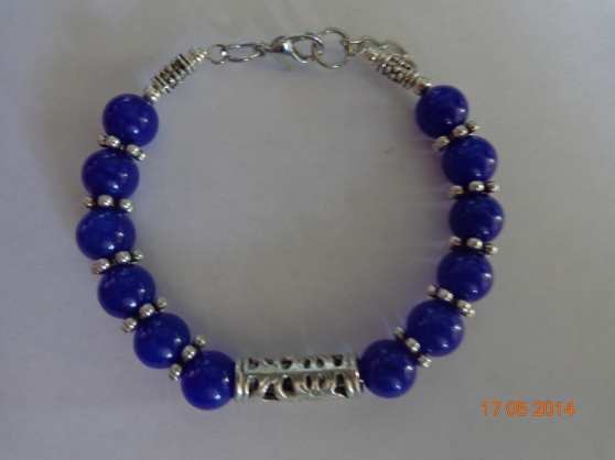 bracelet tibet bleu foncé