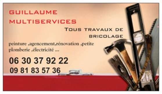 Annonce occasion, vente ou achat 'guillaume multiservices'