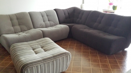 Canapé d'angle modulable