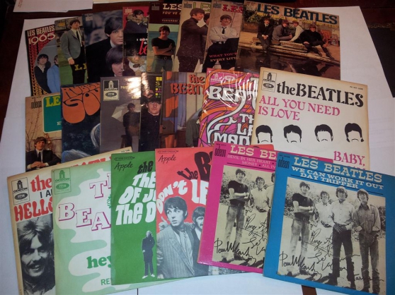 Annonce occasion, vente ou achat 'Vends disques vinyls originaux 45T Beatl'